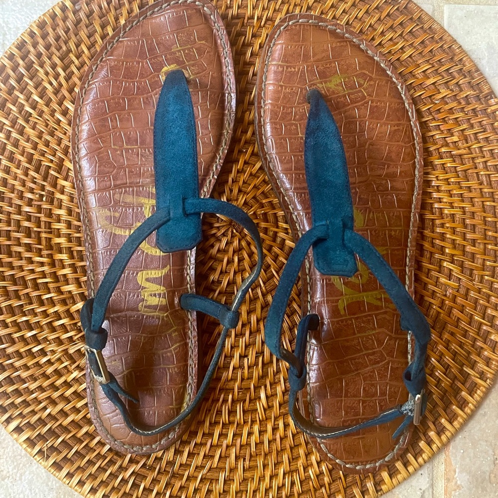 Sam Edelman Gigi sandal 8.5 women’s blue suede